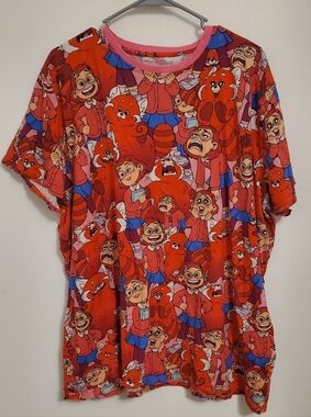 Cakeworthy Disney Pixar Turning Red All Over Print T-Shirt Size 3XL